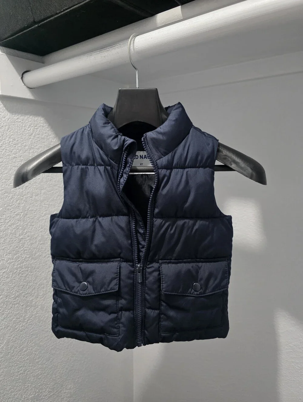 Old Navy 2T Dark Blue Puffer Vest